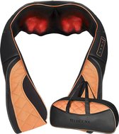 MassageKussen Shiatsu - Zinaps Neck Massager Shiatsu Massager voor schouderrug nek met warmte-functie Elektrische massagekussen met 3D-rotatie-massage, inclusief draagtas (WK 02128