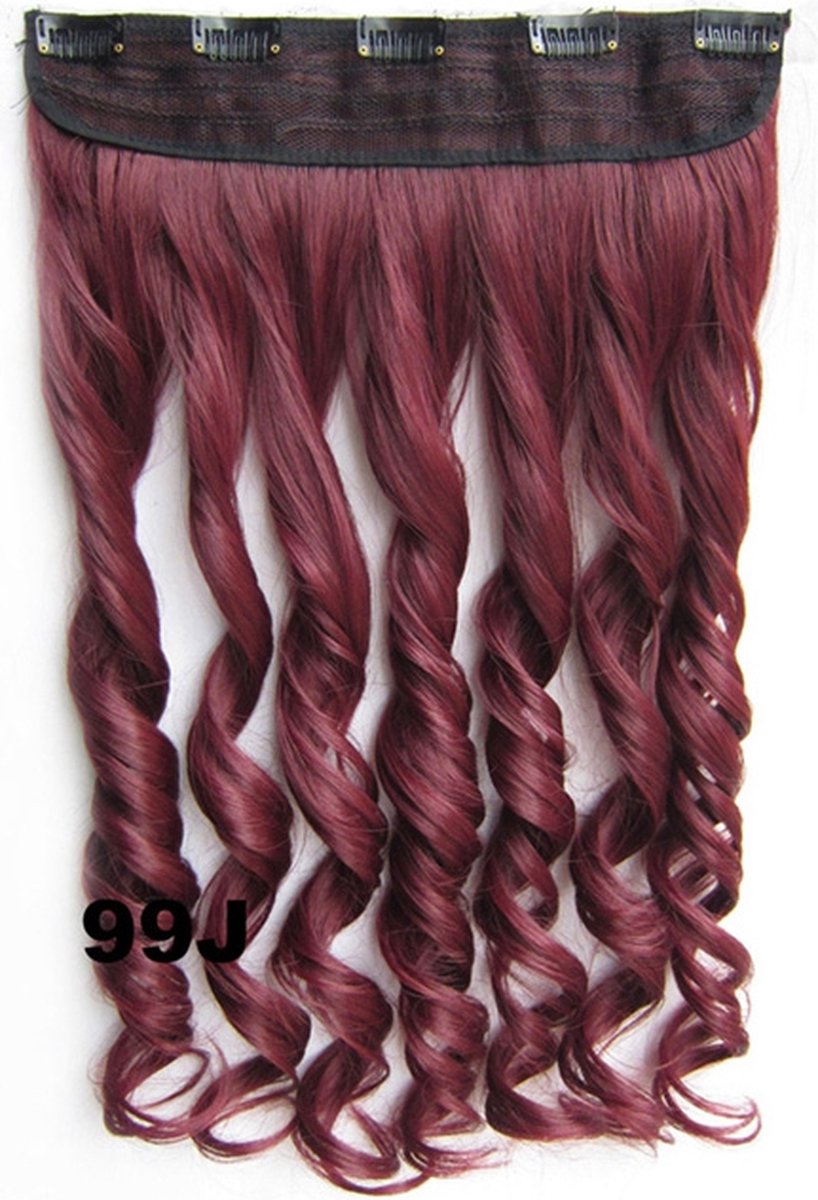 Clip in hairextensions 1 baan wavy 99J