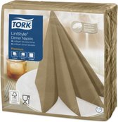 Tork LinStyle® servet 39x39cm 1/4-vouw biscuit 12x50