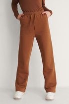 NA-KD rechte jersey broek Dames - Maat XS