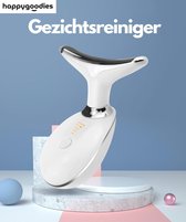Huidverjongingsapparaat – Mesotherapie Apparaat – Gezichtsreinigingsapparaat –  Gezichtsborstel - Gezichtsmassage - Huidverjonging - Thuisgebruik - Anti Acné - Anti Rimpels - Wit