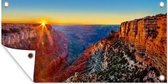 Grand Canyon National Park Sunset Garden Poster 200x100 cm - Toile de jardin / Toile d'extérieur / Peintures d'extérieur (décoration de jardin) XXL / Groot format!