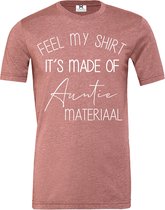T-shirt dames-aankondiging zwangerschap-shirt tante materiaal-Maat M