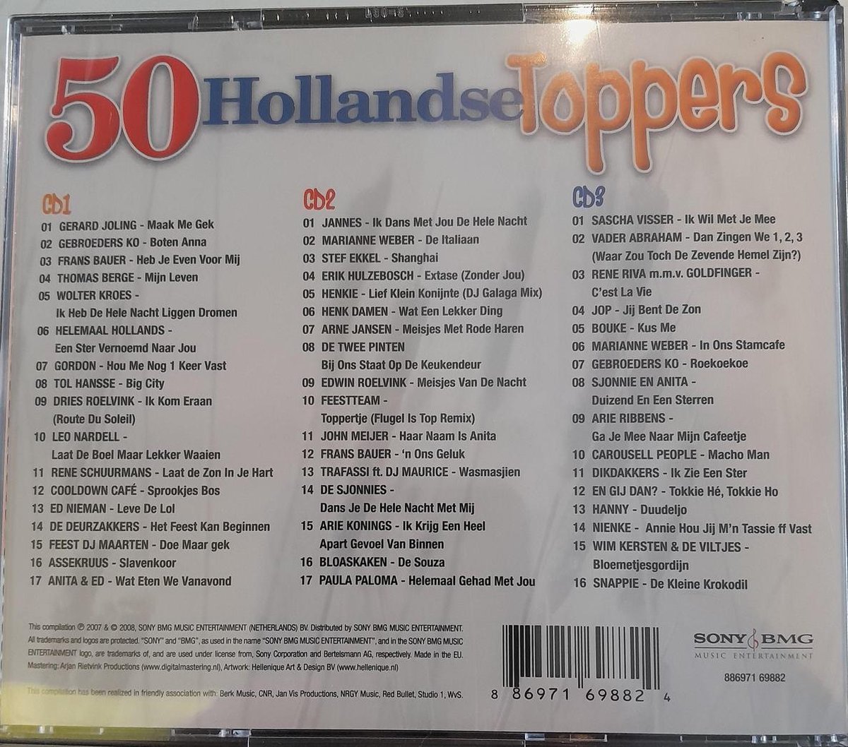 50 Hollandse Toppers, various artists | CD (album) | Muziek | bol.com