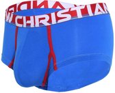 Andrew Christian CoolFlex Modal Boxer w/ Show-It Blauw - MAAT M - Heren Ondergoed - Boxershort voor Man - Mannen Boxershort