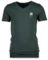 Vingino T-shirt Essentials Jongens Katoen Donkergroen Maat 176