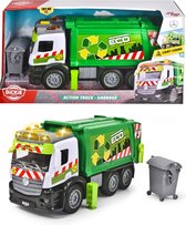Dickie Toys Action Truck - Vuilniswagen - 26 cm - licht en geluid - Speelgoedvoertuig