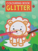Colouring Book Glitter - Leeuw - Kleurboek - Tekenen - Glitter - Kleurplaten