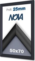 3 PACK Nova Kliklijsten B2 50 x 70 cm aluminium zwart – wissellijst - posterlijst