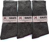 Sukats® Stable Worker - 3 Paar - Noorse Sokken - Noorse Werksokken - 39-42 - Unisex