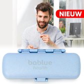 Bablue Pill Box 7 Jours - Trendy Blue Design - Medicine Box 7 Jours - Medicine Box - Box Pill 7 Jours - Medicijnbox Box - Boîtes à pilules - Boîte Médecine