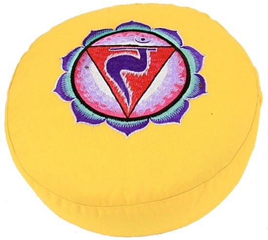 Coussin de méditation Jaune 3e Chakra