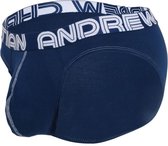Andrew Christian Happy Brief w/ Almost Naked Navy - MAAT XL - Heren Ondergoed - Slip voor Man - Mannen Slip