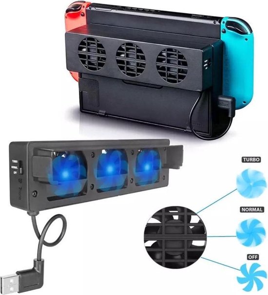 Ventilateur de refroidissement DrPhone NS10 Nintendo Switch - DrPhone'  accueil externe