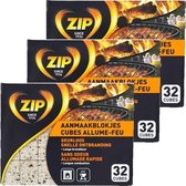 ZIP - Allume-feu - Naturel - 3 x 32 pièces (96 pièces)