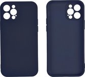 iPhone SE 2020 Back Cover Hoesje - TPU - Backcover - Apple iPhone SE 2020 - Donkerblauw