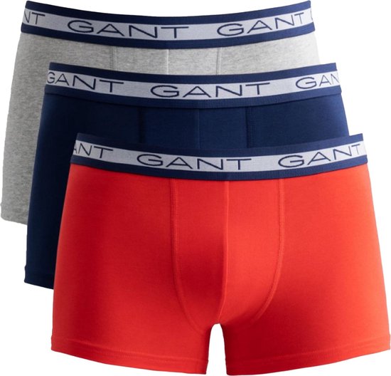 Gant Basic - Mannen - Navy - Rood | bol.com