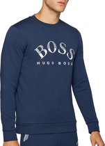 Hugo Boss Salbo 1 Trui - Mannen - Donkerblauw - Wit