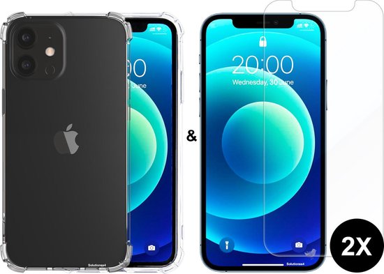 Solutionss4 Telefoonhoesje - Back Cover - Geschikt Voor Apple IPhone 12 Mini hoesje