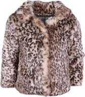 Warm jasje met luipaardprint 7-8 jaar 128 cm