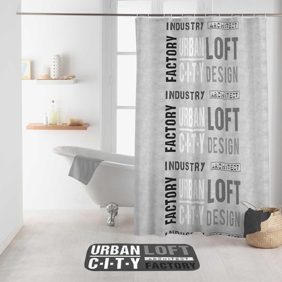 Livetti | Douchegordijn | Shower Curtain | 180x200 cm | Inclusief Ringen | Urban Loft