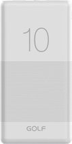 LZ Powerbank 10000mAh Fast Charger Model Golf - Candy White