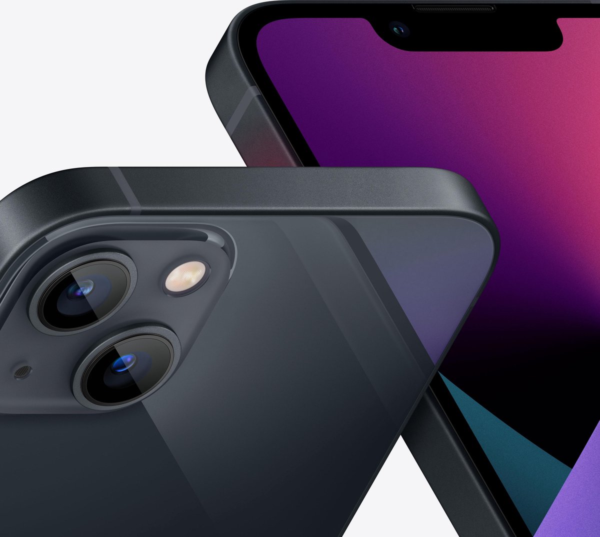 Apple iPhone 13 - 256GB - Nieuw - Middernacht - 6.1 inch Super