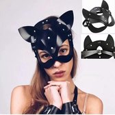 Sexy Meesteres Masker Cat Woman - Spannende masker - Leuk voor in bed - Voor vrouwen - SM Masker - Spannend voor koppels - Sex speeltjes - Sex toys - Erotiek - Bondage - Sexspelletjes voor ma