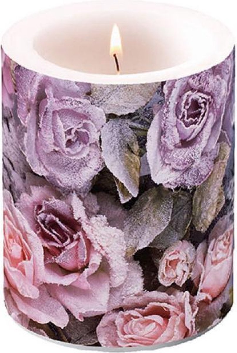 Ambiente - Kaars - Big - 75 branduren - Winter Roses - Najaar