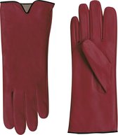 Laimböck Sirmione - Leren dames handschoenen Kleur: Rood, Maat: 8
