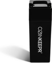 CoinKeepr® - Festivalmuntjes houder - Coinkeeper - Consumptiemunten houder - Festival gadgets - Munthouder - Met sleutelhanger - Kunststof - zwart