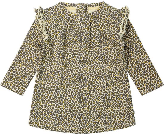 Ducky Beau dress leopard pattern
