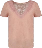 DEELUXE T-shirt met gehaakte details HAYDEN Pink