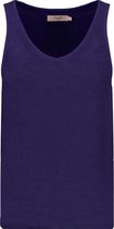 DEELUXE Tanktop met kanten inzetstukken IZA Navy