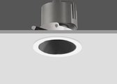Groenovatie LED Inbouwspot 5W Dimbaar - Kantelbaar - Wit/Zwart - Rond - Ø64mm - Warm Wit