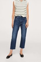 Mango Jeans Rechte Enkellange Jeans 17025907 To Dames Maat - W40