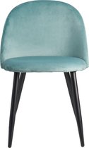 Pippa Design set van 2 eetkamerstoelen - modern design - mintgroen