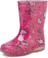 Gevavi Boots - Vera PVC Kinderlaarzen - Regenlaarzen Kinderen - Meisjes - Roze - Maat 28