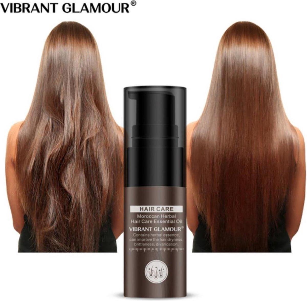 Moroccan Herbal Hair Care Essential Oil - Levendige Glans - Essentiële Olie - Marokkaanse Haar Serum Met Kruiden - Hoge Kwaliteit - Vibrant Glamour - Hair Care - Haarverzorging - Haarserum