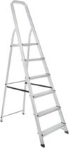 STIER Trapladder met platform - 6 treden