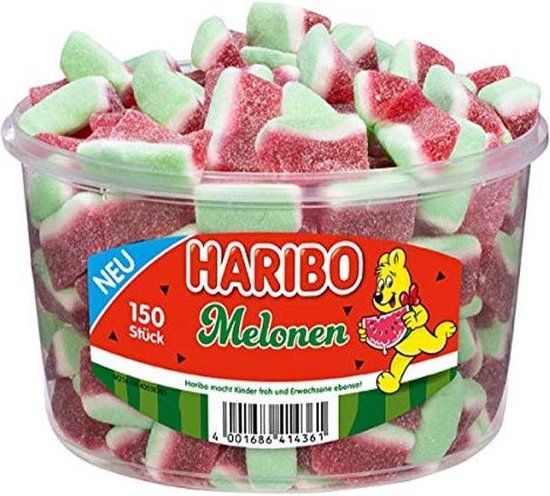 Foto: Haribo watermeloen 150 stuks