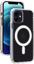 Bigben Connected, Case Geschikt voor Apple iPhone 12 mini MagSafe-compatibele hybride, Transparant