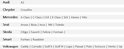 Lijst met automerken en -modellen: Audi A2, Chrysler Crossfire, Mercedes A-Class tot Vito, Seat Arosa tot Toledo, Skoda Citigo tot Forman, Smart Fortwo en Roadster, Volkswagen Caddy tot Up.