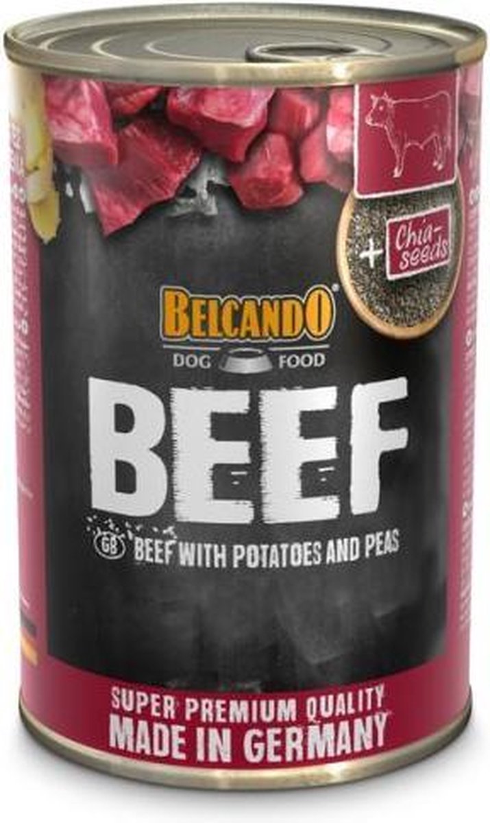 Belcando Belcando Blikvoer Kalfsvlees en Aardappelen | 6 x 400 gram