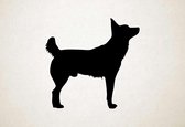 Silhouette hond - Tahltan Bear Dog - Tahltan Bear Hond - L - 75x78cm - Zwart - wanddecoratie