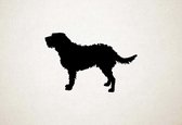 Silhouette hond - Griffon Nivernais - S - 39x60cm - Zwart - wanddecoratie