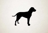 Silhouette hond - Old Danish Pointer - Oude Deense Wijzer - M - 60x78cm - Zwart - wanddecoratie
