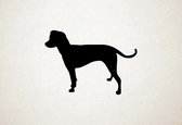 Silhouette hond - Blue Lacy - Blauwe Lacy - M - 60x86cm - Zwart - wanddecoratie