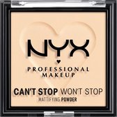 NYX Professional Makeup Can't Stop Won't Stop Mattifying Gezichtspoeder - Fair