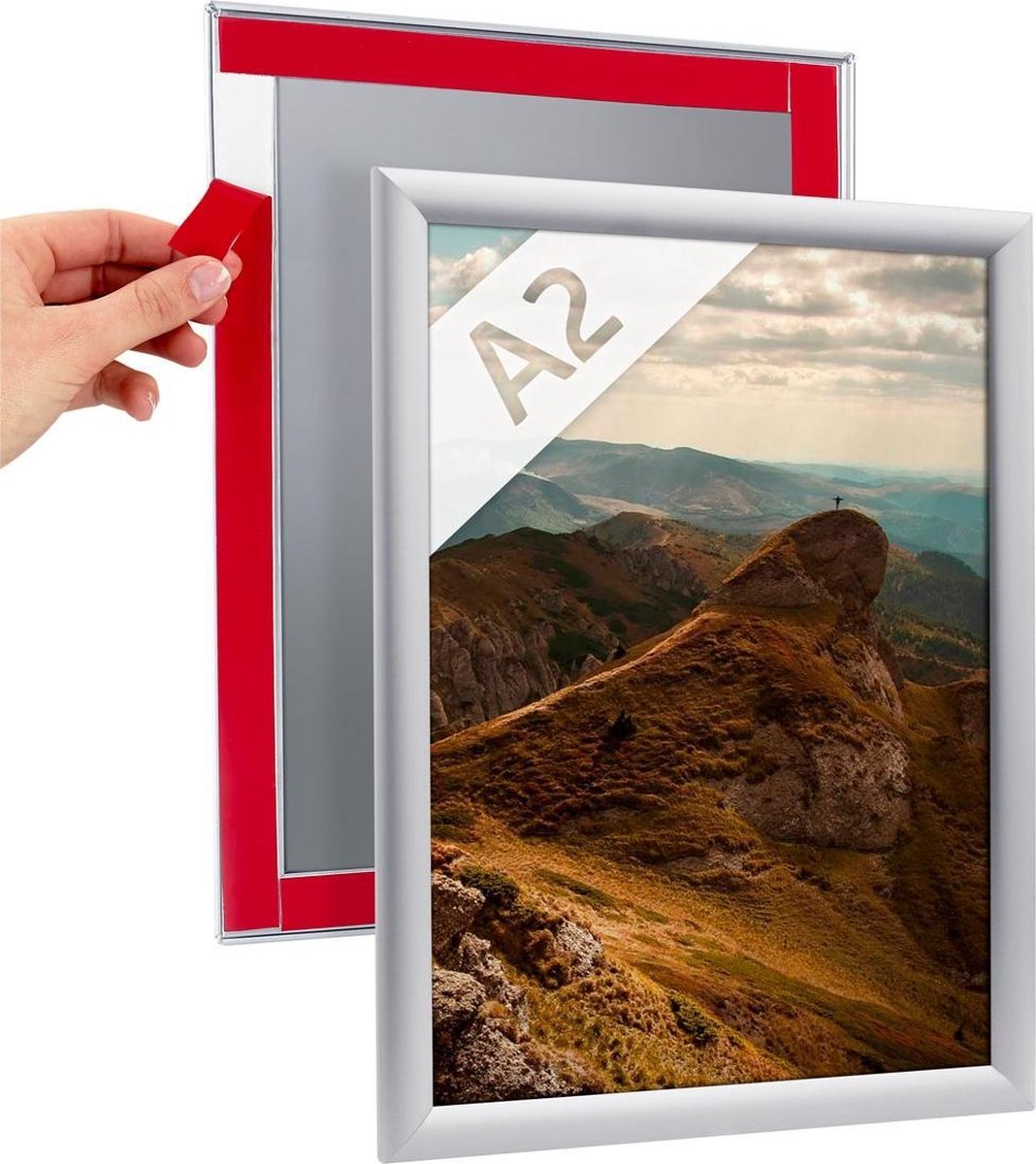 Cadre Click B2 (50x70 cm) Taille 32 mm, Cadre photo en aluminium Cadre pour  affiche 